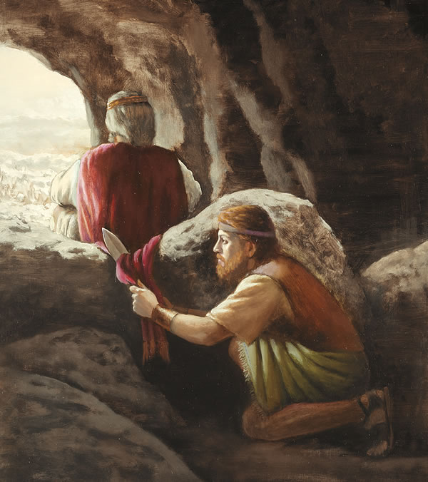 Tuʻusi ʻe Tēvita ʻa e kapaʻi kofu ʻo Tuʻi Saulá
