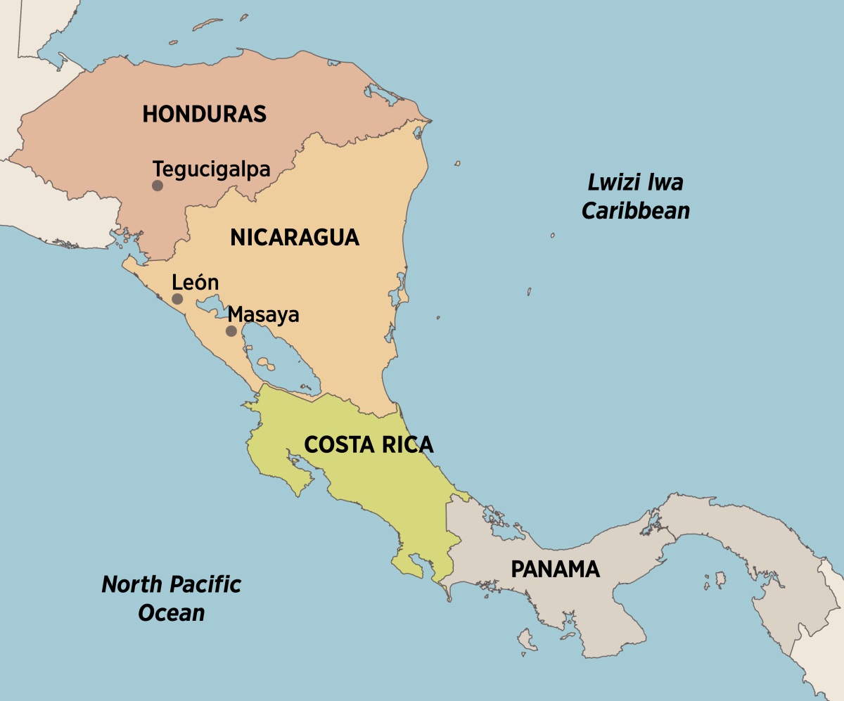 Maapu iitondezya masena aaku Central America nkobakali kukkala akukambaukila ba Elfriede: Tegucigalpa, Honduras; León a Masaya, Nicaragua; Costa Rica; a Panama.
