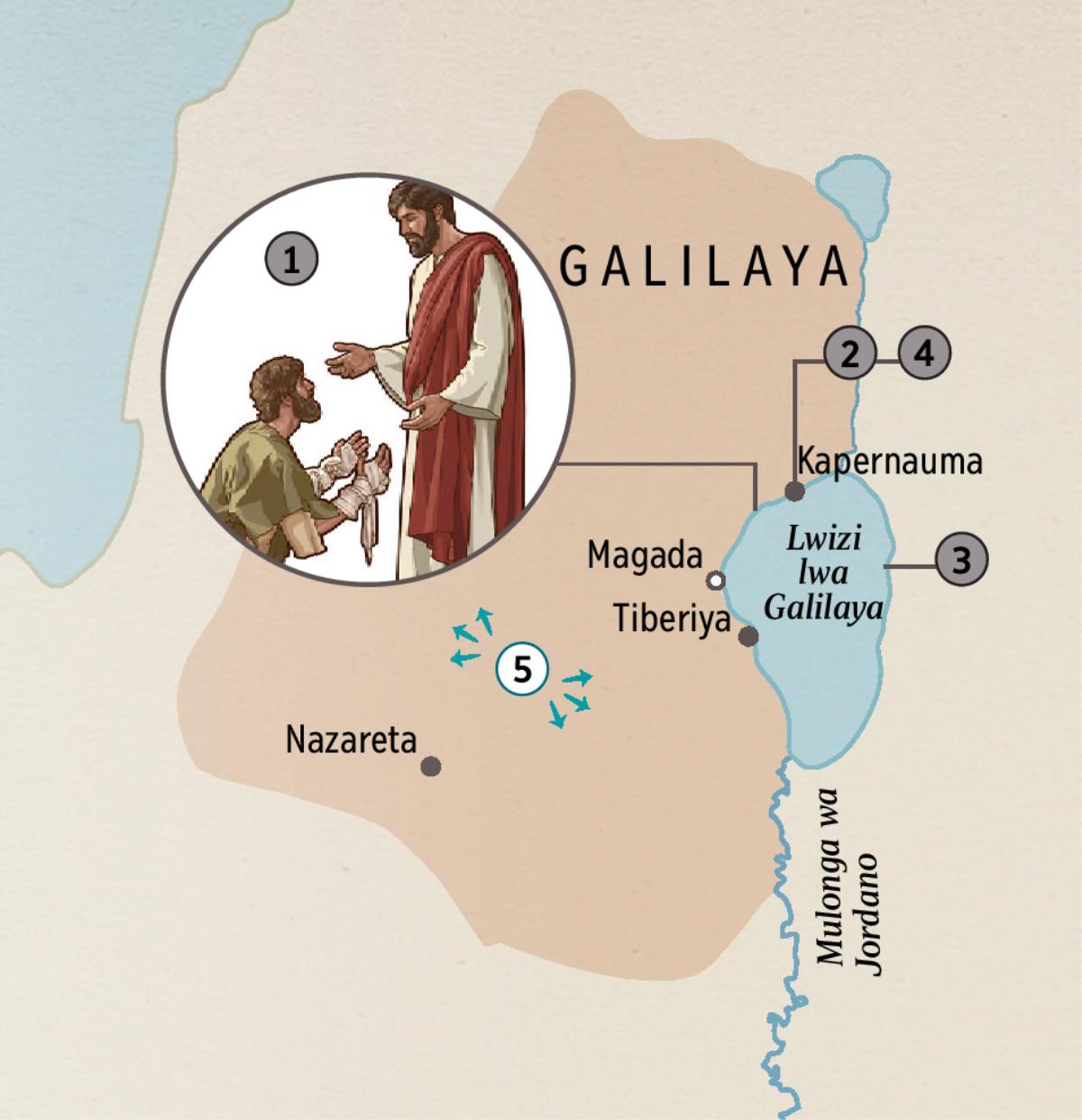 Minzi yamu Galilaya ooko Jesu nkwaakaponya bantu