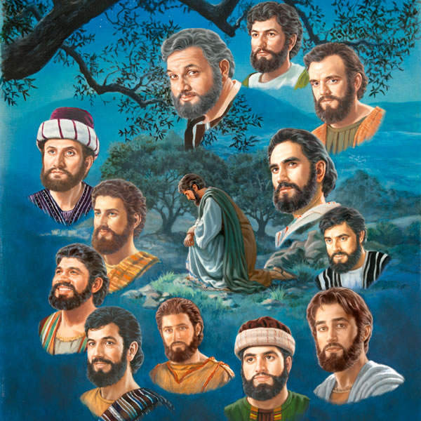 Jesús tlawama oración xlakata nakalaksaka 12 x’apóstoles