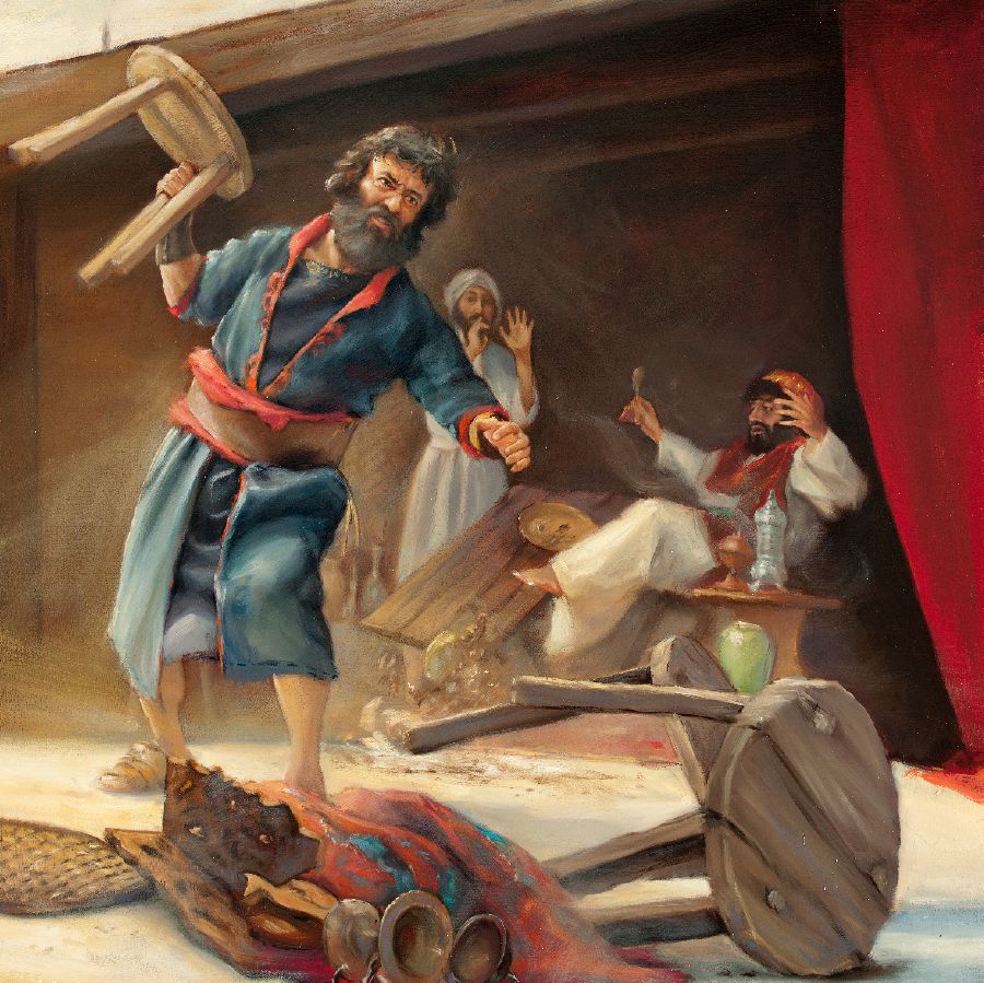 Nehemías tamakxtuma tuku xmaklakaskin Tobías kcomedor ktemplo