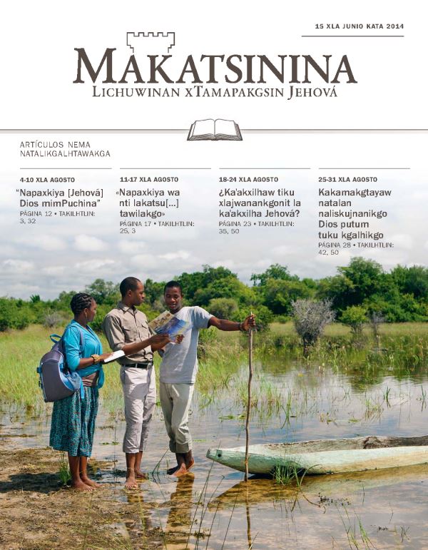 Xmakni revista Makatsinina (natalikgalhtawakga), 15 xla junio kata 2014
