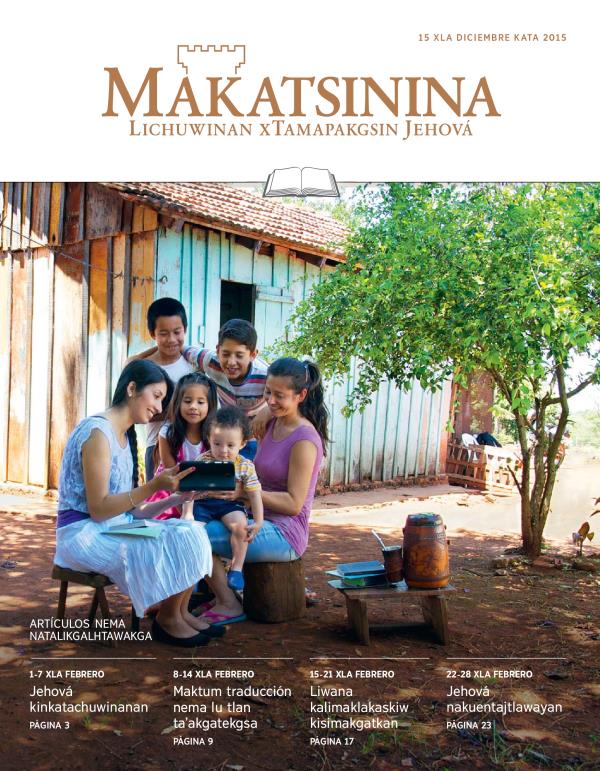 Makatsinina nema natalikgalhtawakga 15 xla diciembre kata 2015