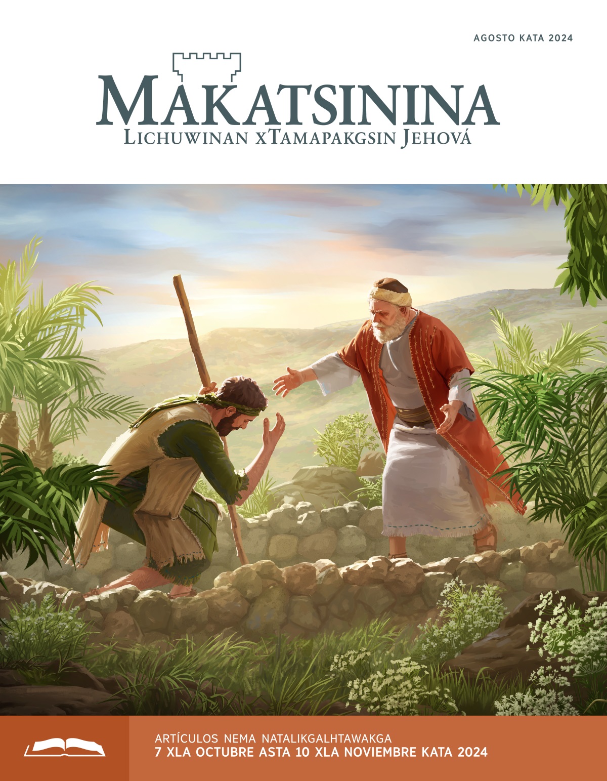 Kgawasa tiku xtsankganit nema lichuwinalh Jesús kxparábola, lakgtakilhputa xtlat, tiku tokgosun lakgan chu akgpixti.