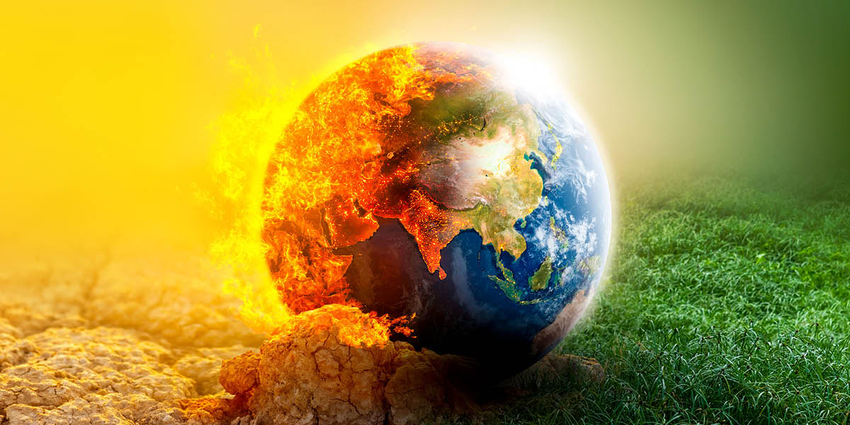 Bikpela paia i kamap na i kukim wanpela sait bilong planet graun.