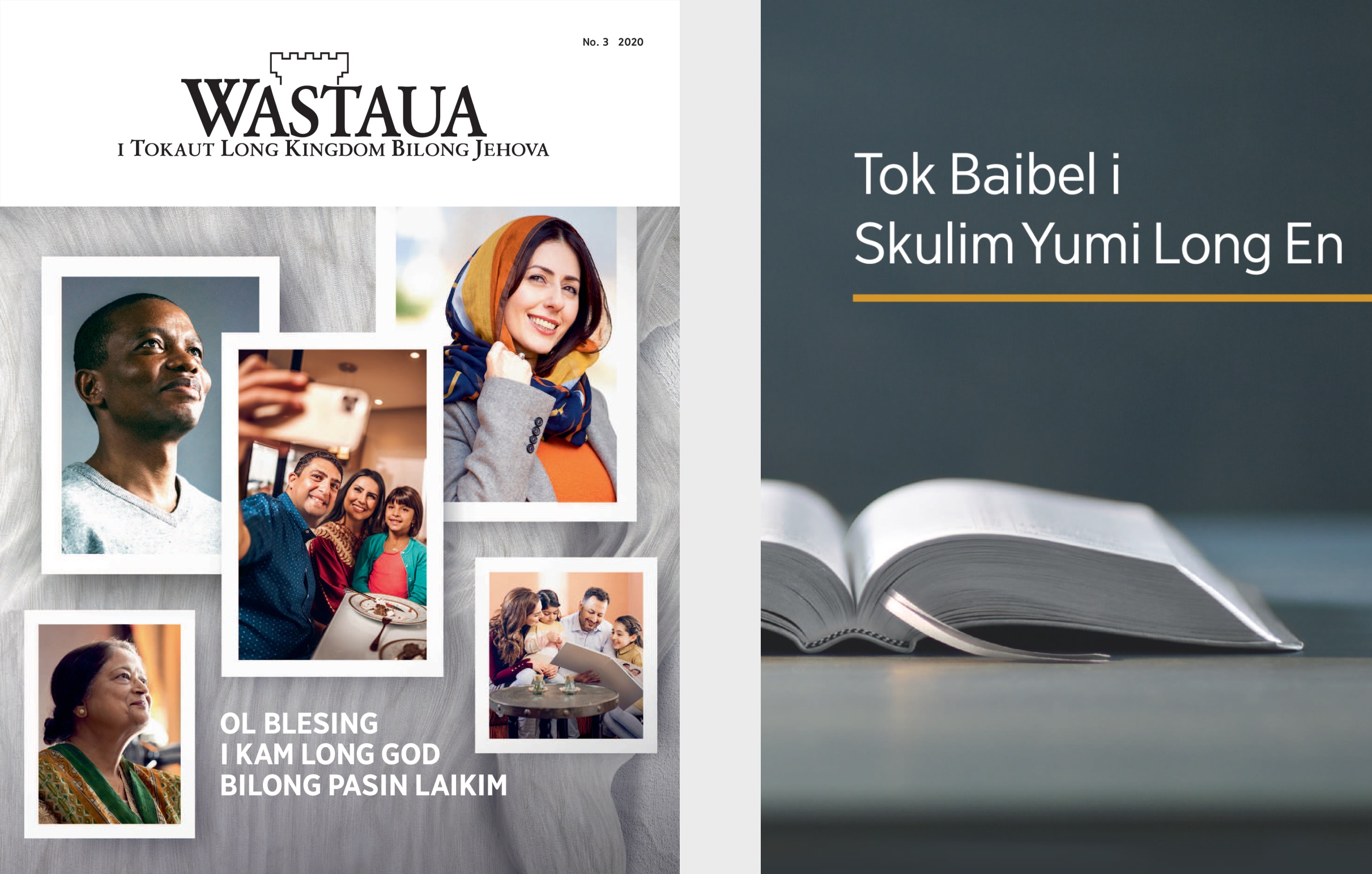 Buk ‘Tok Baibel i Skulim Yumi Long En?’ na ‘Wastaua’ No. 3 2020.