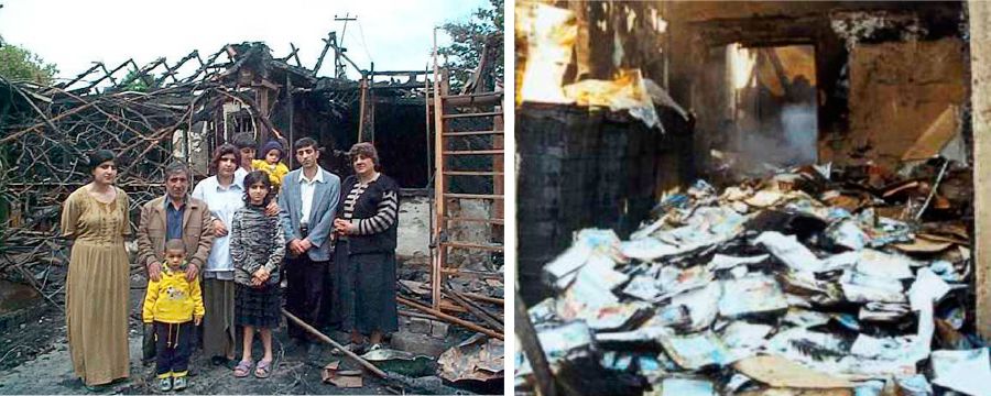 Şamoyan ailesinin evi ve bir yayın deposu kundaklandı