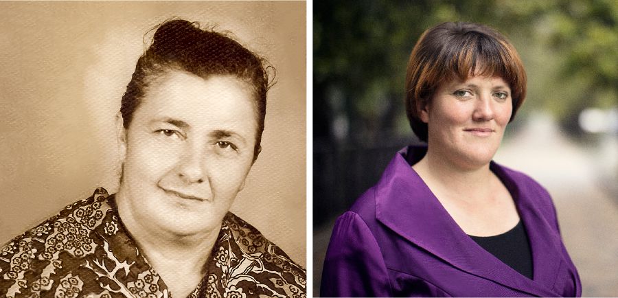 Babilina Karatişvili ve torunu İzabela