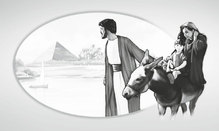 Yosefa a sirhelela Yesu hi ku va a n’wi teka swin’we ya Mariya leswaku va ya aEgipta
