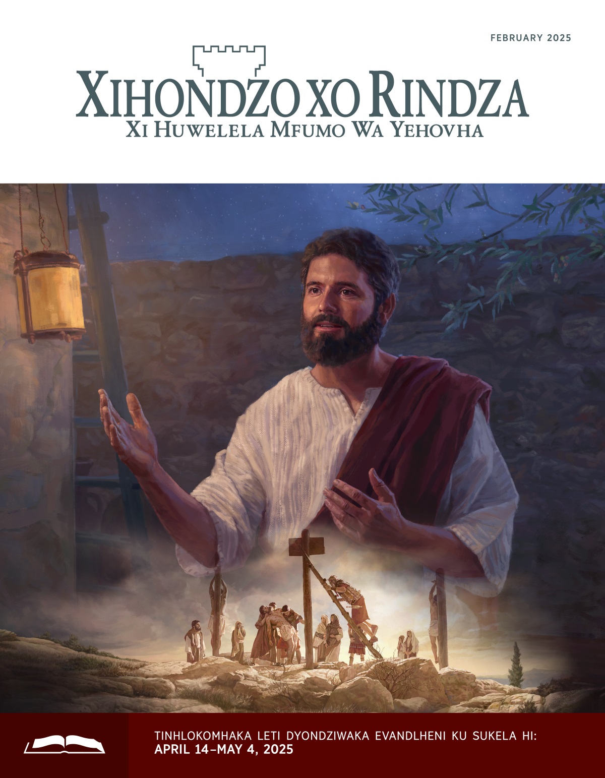 Swifaniso: 1. Yesu a ri karhi a vulavula ni vusiku. 2. Masocha ya Varhoma ma susa ntsumbu wa Yesu emhandzini ya nxaniso.