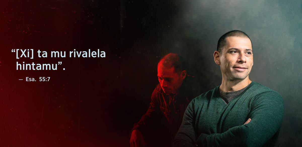 Makwerhu na a pimisa hi marito ya Esaya 55:7 lama nge: “[Xi] ta mu rivalela hintamu”. Ka foto la ku sungula a nga tsakanga kambe ka la wumbirhi a tsakile.