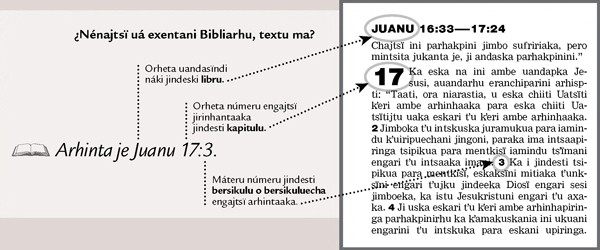 Sample of a scripture reference