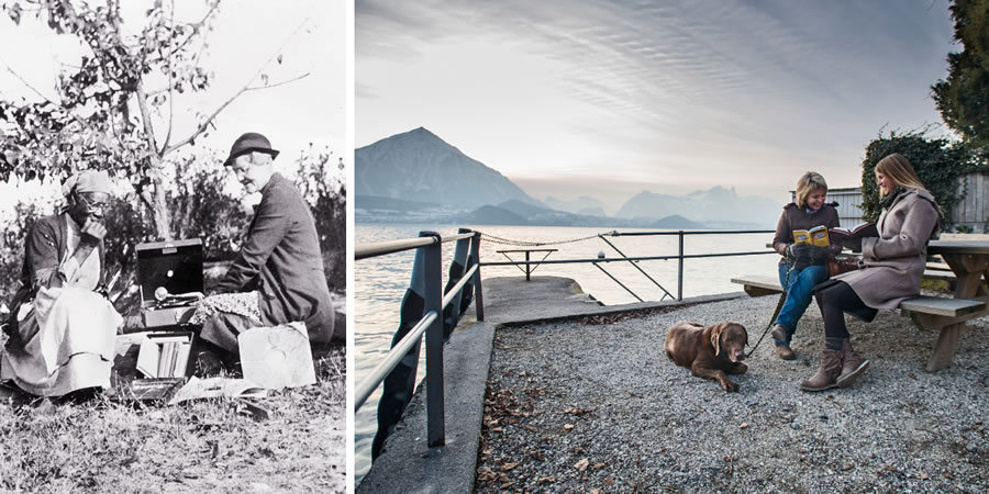 Munthu wakutegherezga nkhani ya mu Baibolo cha mu ma 1930; 2. Munthu wakusambira Baibolo ku Switzerland