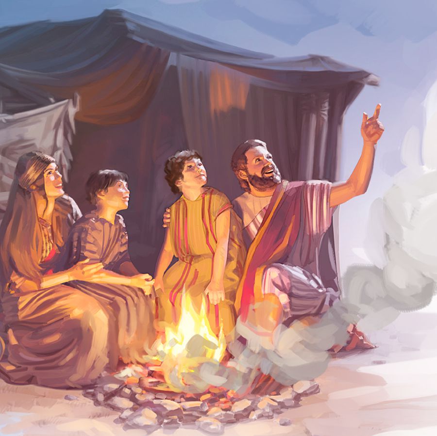 Yisake na Rabeka na ŵana ŵawo, Yakhobe na Esau
