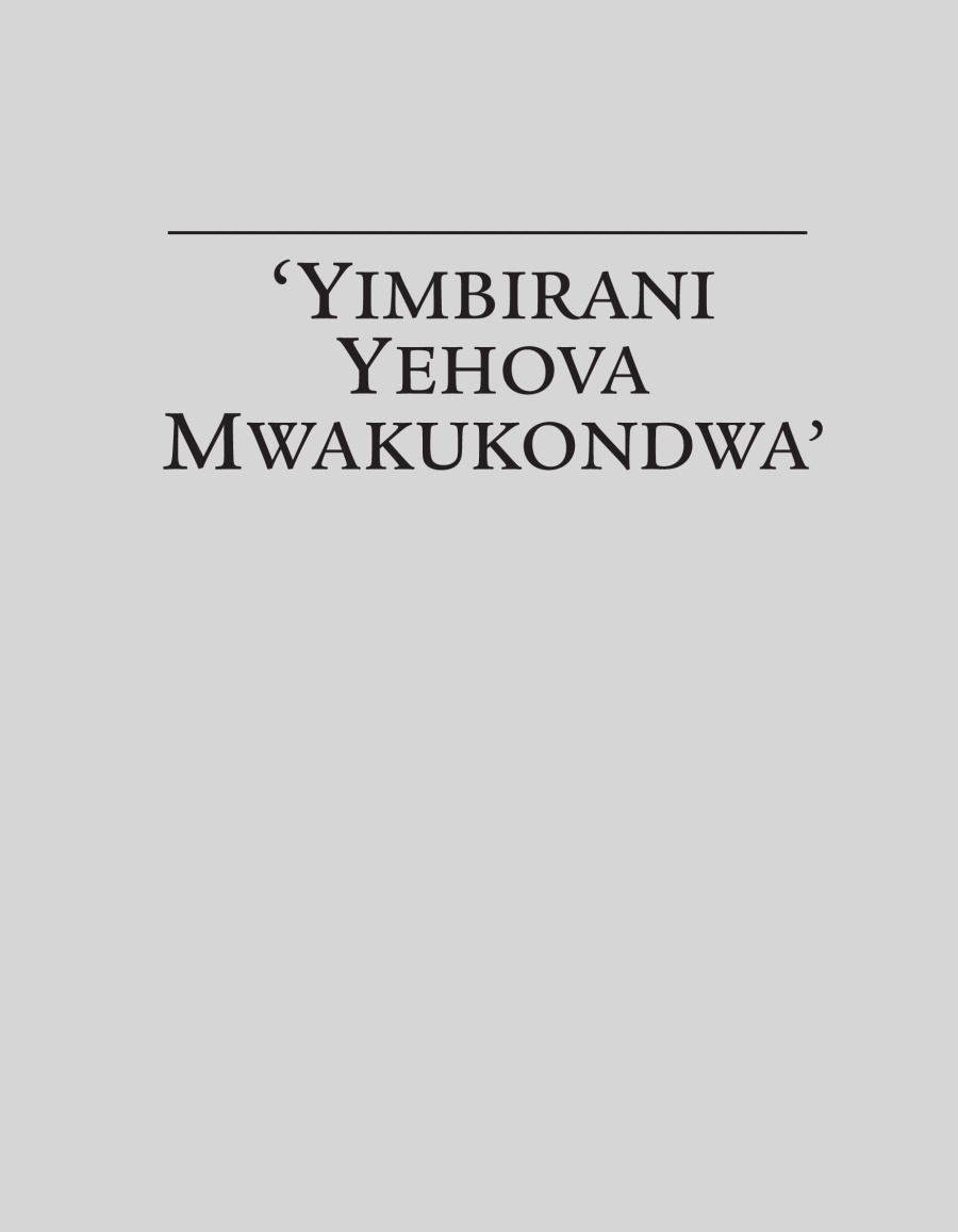 ‘Yimbirani Yehova Mwakukondwa’