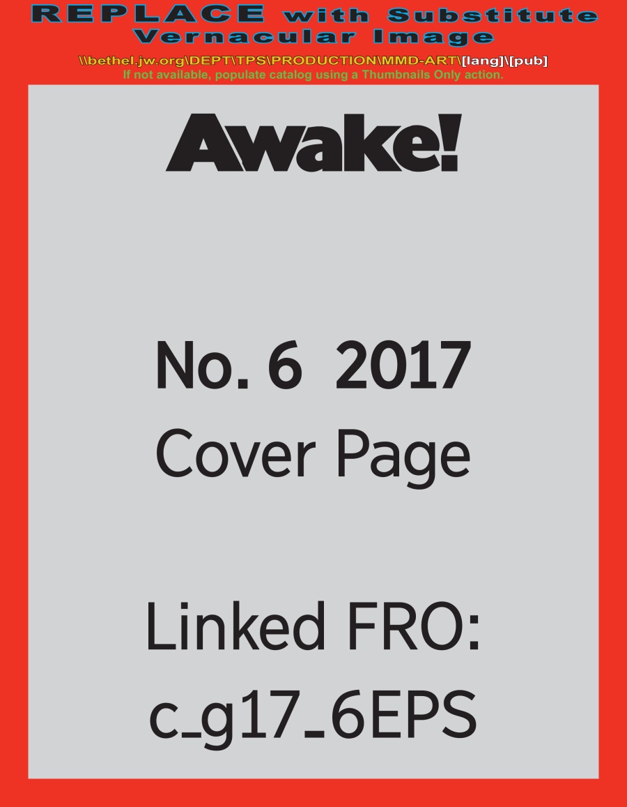 Awake! Napa 6 2017 | Is the World Out of Control?