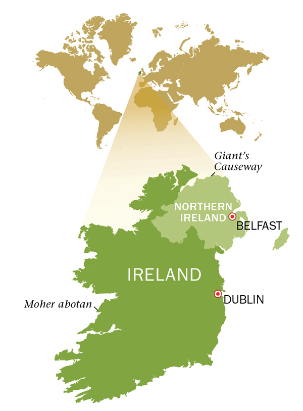 Republic of Ireland ne Northern Ireland asase mfonini