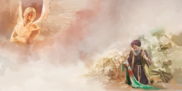 Satan a ɔwɔ soro rehwɛ Hiob amanehunu