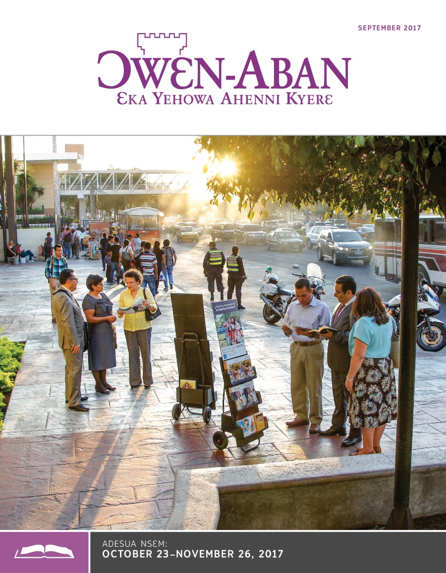 Ɔwɛn-Aban Nea Adesua Nsɛm Wom, September 2017