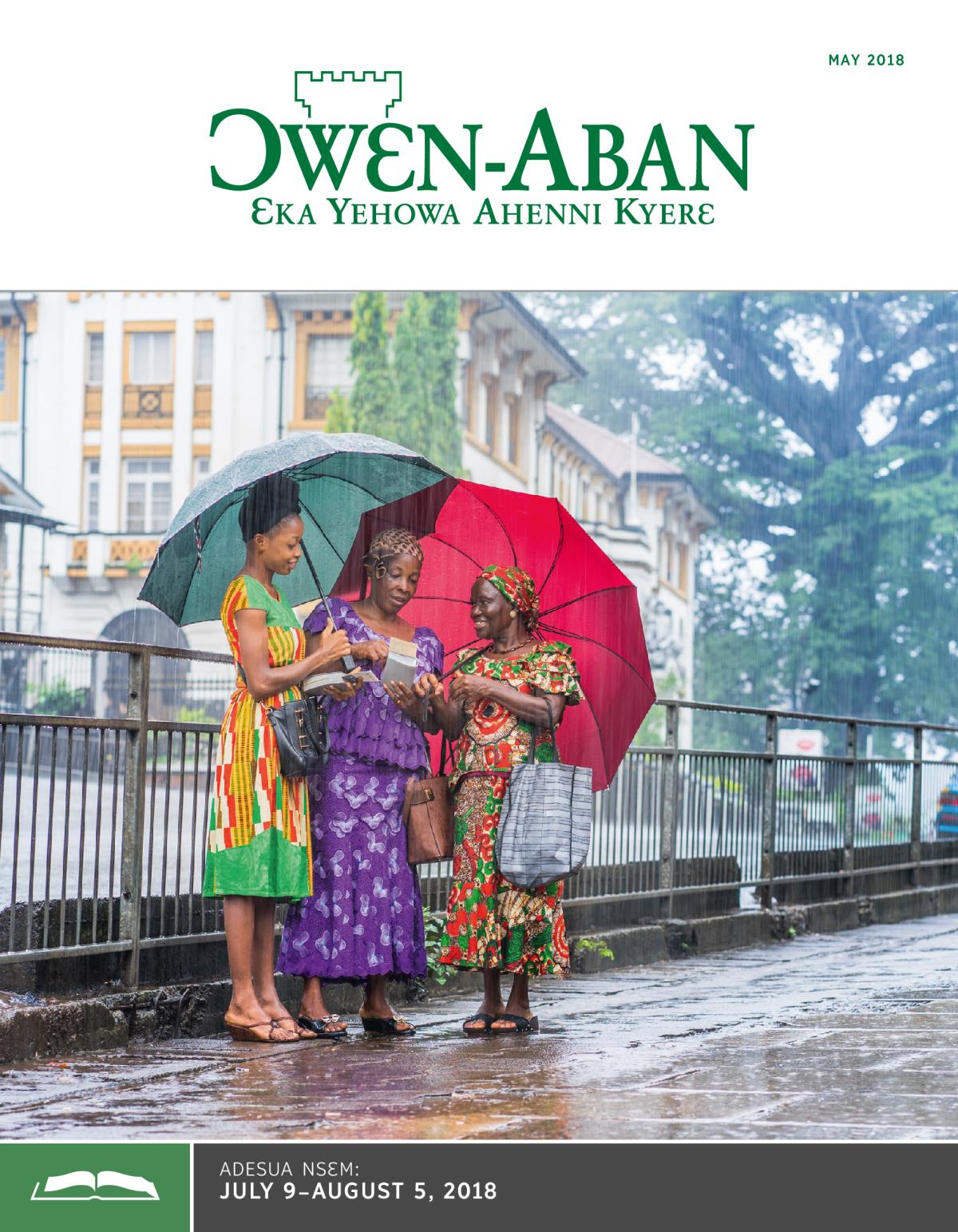 Ɔwɛn-Aban Nea Adesua Nsɛm Wom, May 2018