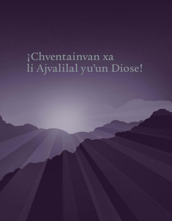 Spat livro ¡Chventainvan xa li Ajvalilal yuʼun Diose!