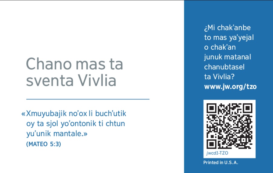 Li spat li uni tarjeta ti bu chalbe skʼoplal li jw.org