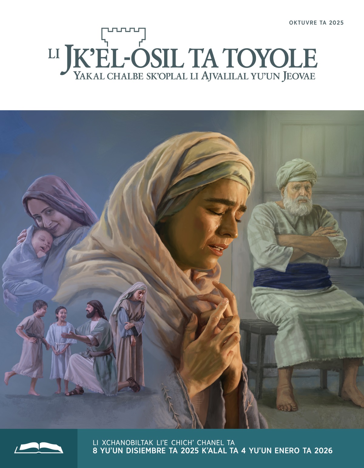 Lokʼoletik: 1. Kʼalal jaʼo chchiʼin ta tajimol chaʼvoʼ xnichʼnab li Elkanae, li Anae la sjoypʼin batel sat, yuʼun kʼux tajek chaʼi li svokole. 2. Li Peninae xtoyet xa chaʼi sba kʼalal chchʼip li sneneʼe. 3. Li Anae te x-okʼolet tspas orasion. 4. Li mero bankilal pale Elie te chotol smeyoj skʼob xchiʼuk te skʼeloj batel li Anae.