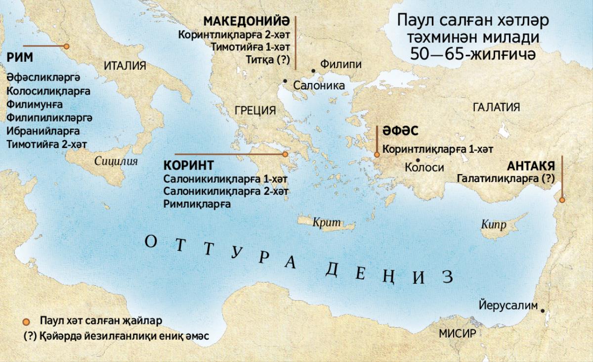 Паул хәт салған җайлар