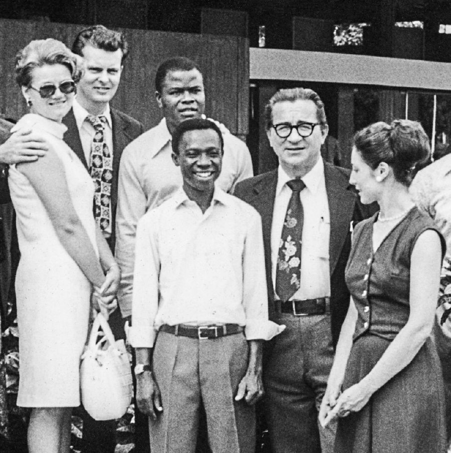 Дейвід і Лівія Сінклер з Деніелом і Мариною Сидлік, 1977 рік