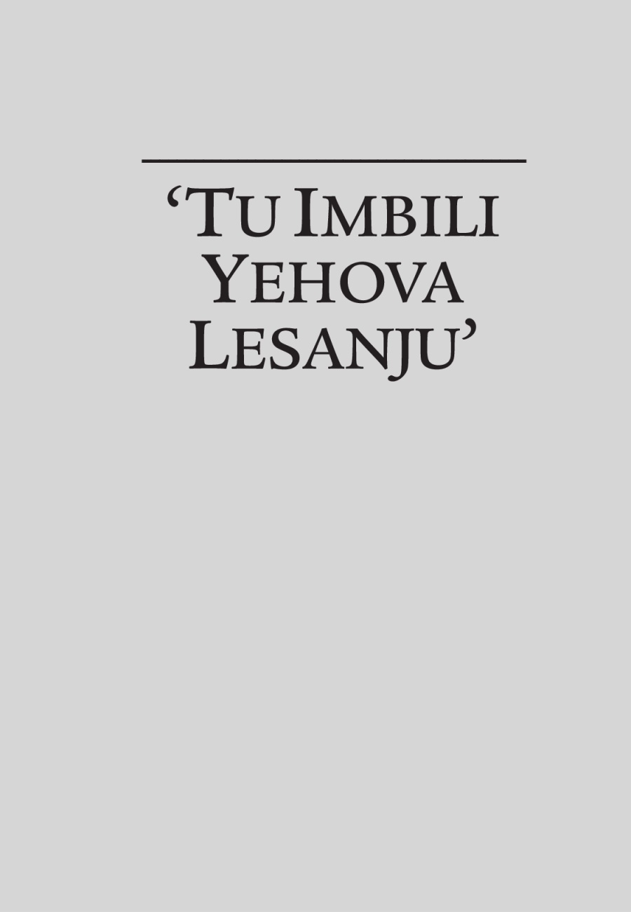 ‘Tu Imbili Yehova Lesanju’