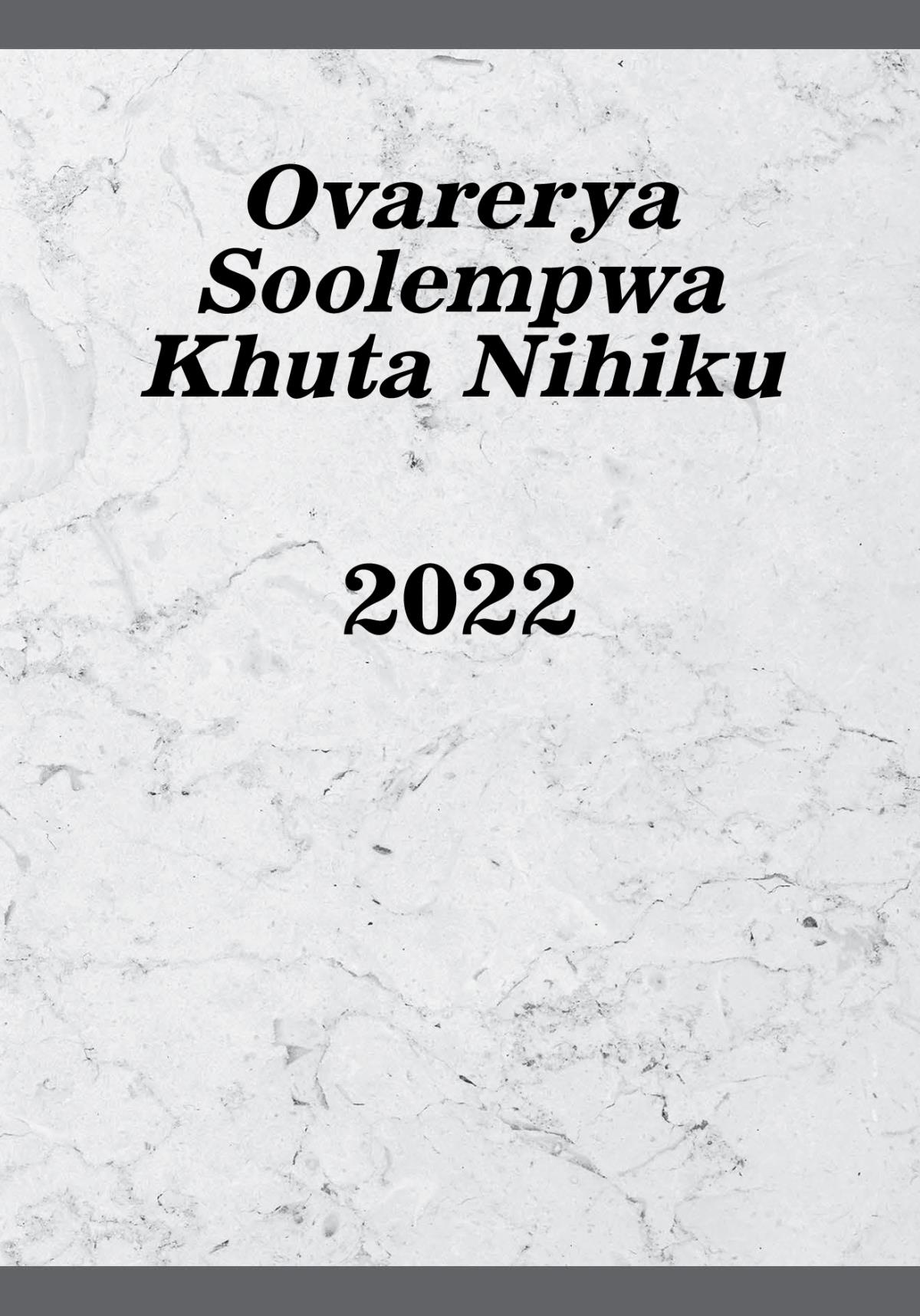 Ovarerya Soolempwa Khuta Nihiku—2022