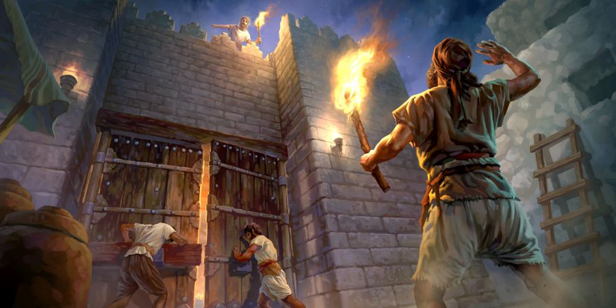 Watchmen for Bible time see danger de come and gatemen close the city gate