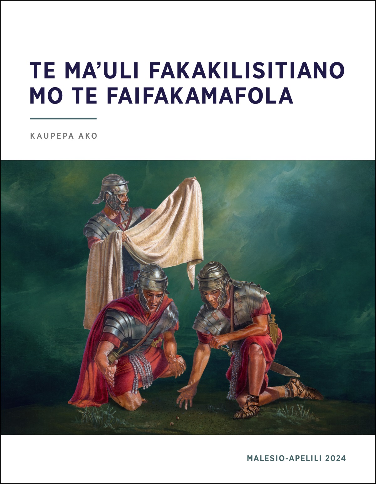 Ko he tagata solia loma ʼe ina vakaʼi te kofu ʼa Sesu kae ʼe toho e te ʼu tagata solia ʼae pe ko ai ka ina maʼu te kofu.