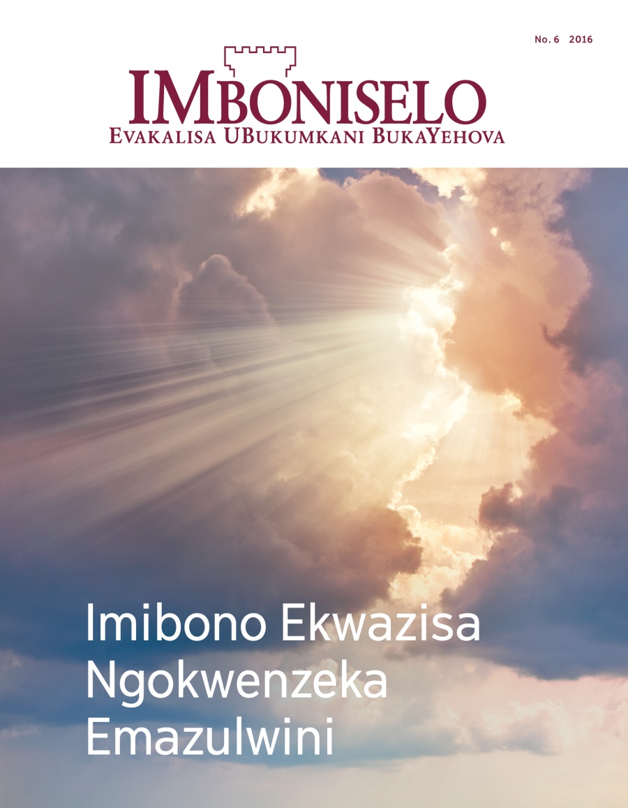 IMboniselo, No. 6, 2016 | Imibono Ekwazisa Ngokwenzeka Emazulwini