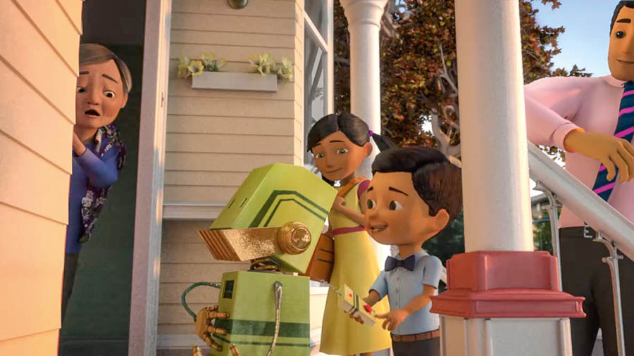 Bang ko fare video ni ‘Become Jehovah’s Friend​—Preach in a Foreign Language.’ Be susunnag Caleb yaan ba robot ni ma pilyeg e thin ni be ayuweg ni nge machibnag be’ nib pin nib thil e thin rorow.