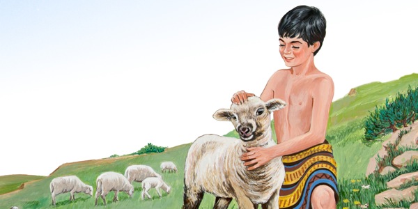 Jékọ́bù tó jẹ́ ọmọdé ń tọ́jú àgùntàn