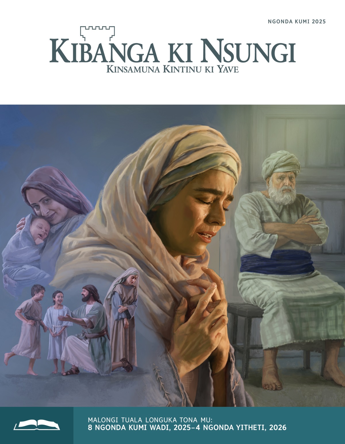 Ndandasana yi zifoto: 1. Ana wuntala kutsi mu kiunda bo Elkana kadi mu kusakana na bana bandi buadi. 2. Penina wusimba muan’andi tsombi ayi wunseva Ana. 3. Ana widi mu kudila bo kansambila mu ntima woso. 4. Mfumu zinganga Nzambi Eli wuzinga mioku ayi wuntala Ana.