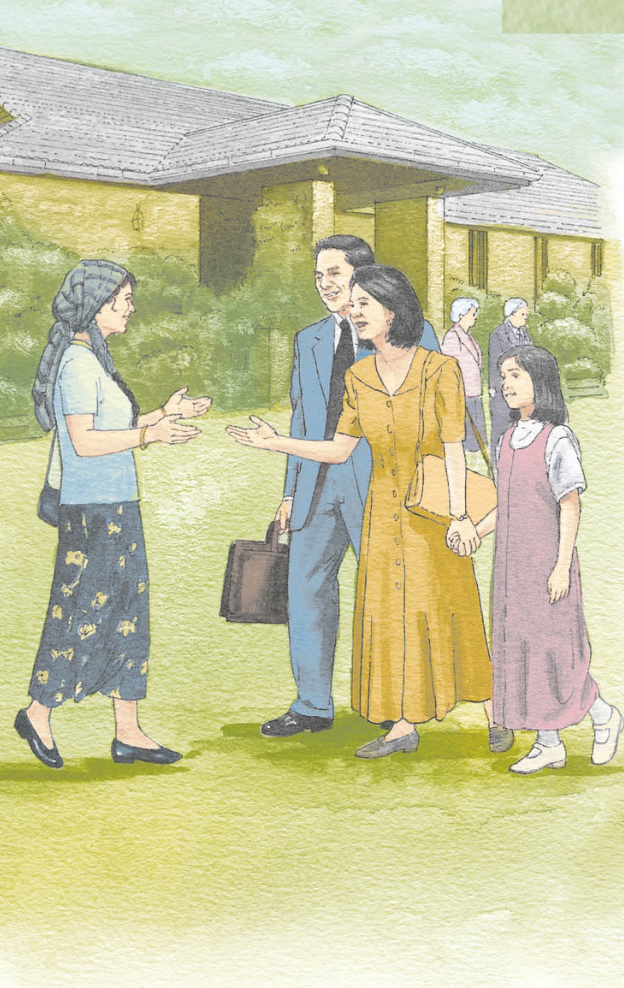 一個女子遇到一個家庭，這個家庭是上帝的朋友