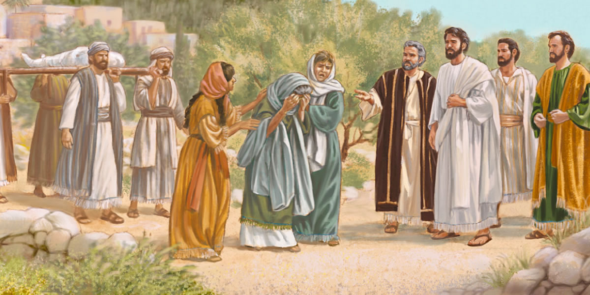 Bidxaagalú Jesús ne ca discípulo stiʼ caadxi judíu zireenecaʼ ti gueʼtuʼ, xiiñiʼ ti viuda