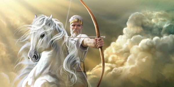 Nuu ti corona ique Jesucristu ne dxíʼbabe ti caballu blancu