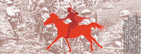 Rihuinni ti caballu color bele ne caadxi soldadu ni cadinde lu ti guerra