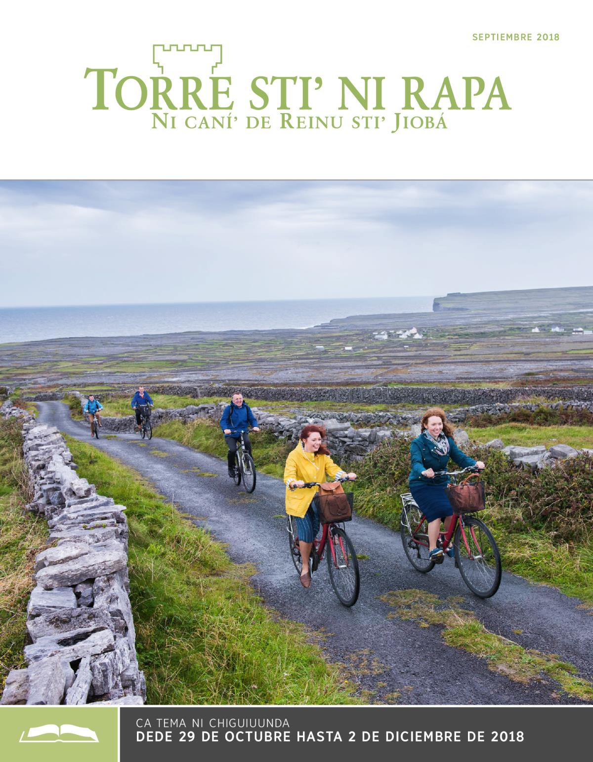 Torre stiʼ ni rapa (revista ni chiguiuunda), septiembre de 2018