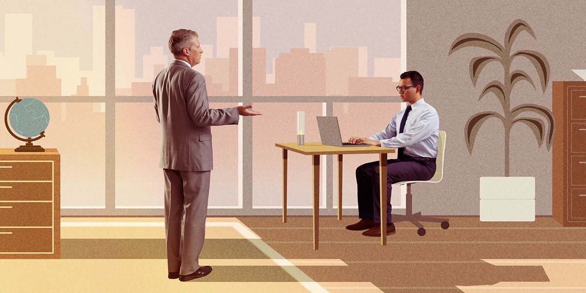 Usomabhizinisi utshela unobhala wakhe ukuthi abhaleni encwadini