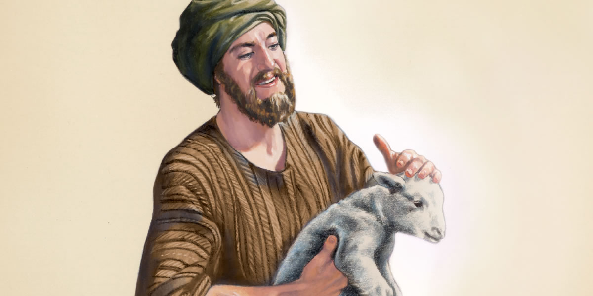 Indoda ijabule ngemva kokuthola imvu yayo ebilahlekile