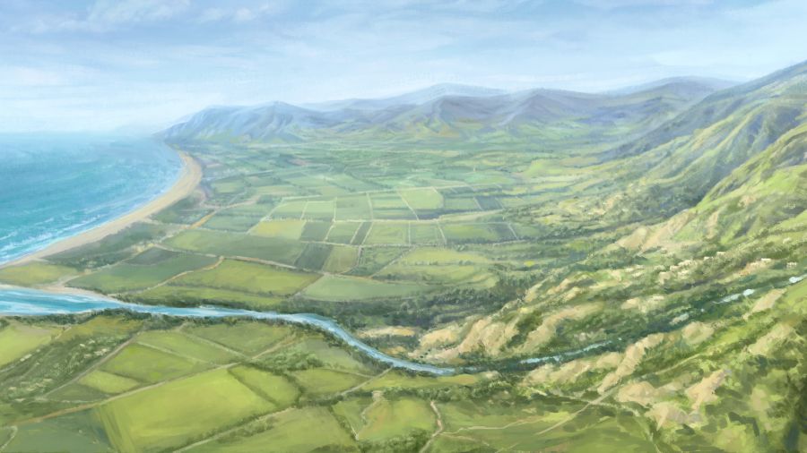 Ingxenye yezwe elabiwa, elabonwa uHezekeli embonweni