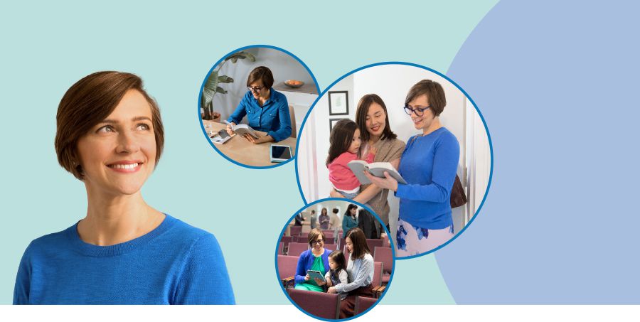 Udade uyajabula lapho elungiselela ukuqhuba isifundo seBhayibheli, efundisa owesifazane iqiniso nalapho eya naye emhlanganweni webandla